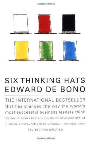 six thinking hats by Edward de Bono